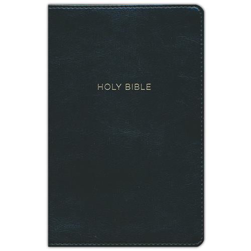 Bible - NKJV Deluxe Reference Bible Compact Red Letter Comfort Large Print Black