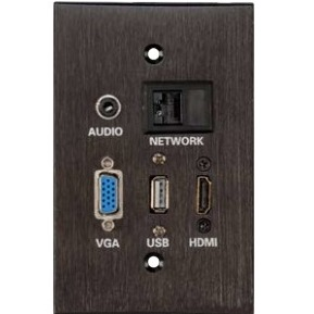 Wall Plate - 1 VGA, 1 HDMI, 1 USB , 1 AUD & 1 LAN. 1 Meter