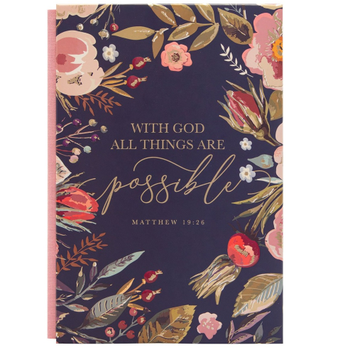 Journal - With God All Things Are Possible (Hardcover )