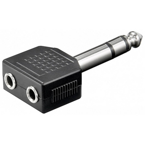 Adapter 6mm ST -2x 3.5mm ST Socket