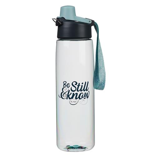 Plastic Water Bottle -Be Still and Know
