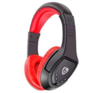 MX333 Bluetooth Wireless Stereo Headphone Black/Red