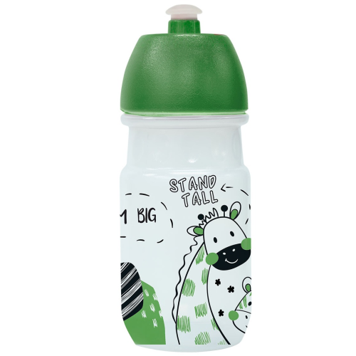 Plastic Water Bottle -Stand Tall Green (Kids)