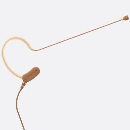 Microphone -Shure MX153T Earset Microphone -Tan