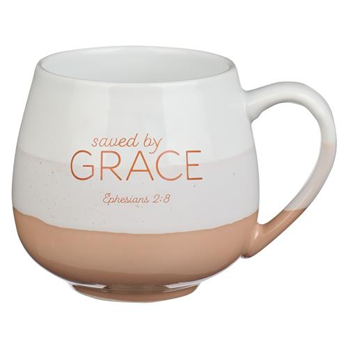 Ceramic Mug -Saved By Grace Ephesians 2v8