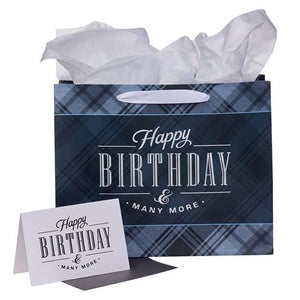 Gift Bag With Card -Happy Birthday & Many More