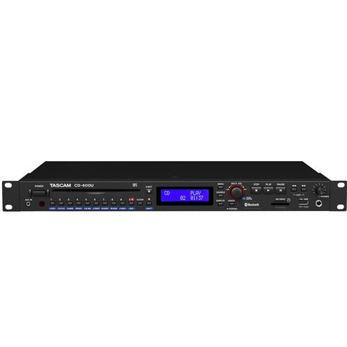 Tascam CD-400U CD, SD,USB Player with Bluetooth & AM/FM Tuner