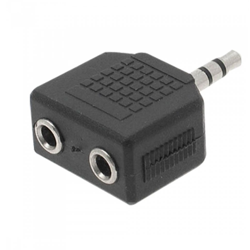 Adapter 3.5mm ST Plug-2x 3.5mm ST Socket