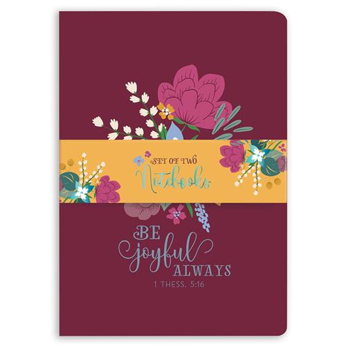 Notebook Set of 2 -Be Joyful A4