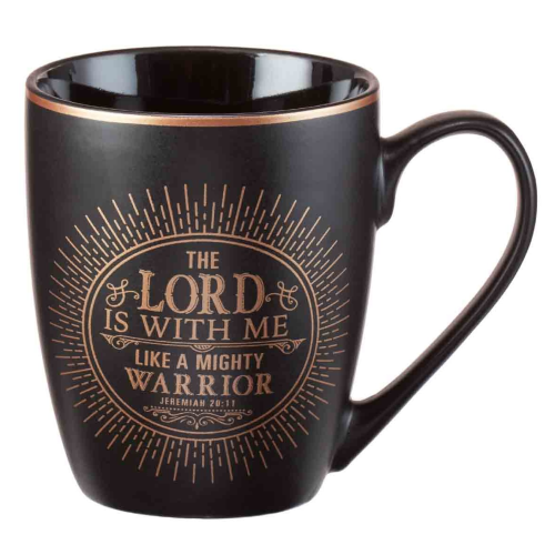 Stoneware Mug - The Lord is With Me Jeremiah 20v11