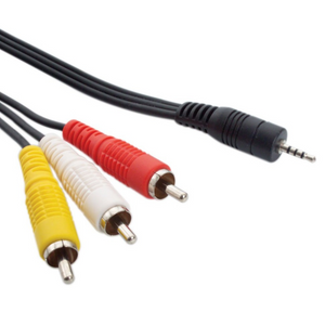 Cable  -C/732 3.5mm Plug 4 Contact To 3RCA 1.5M