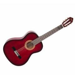 Vizuela 4/4 Full Classic Guitar Wine Red