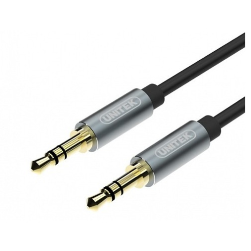 Cable  -Unitek Aux Audio 3.5mm Cable 1M Y-C926ABK