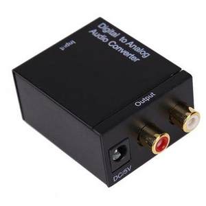 Audio Converter -Digital Toslink to Analog RCA