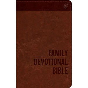 Bible -ESV Family Devotional Bible Brown (Imitation Leather)