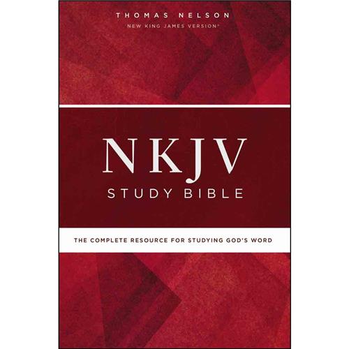 Bible -NKJV Study Bible Red Letter Complete Resource (Comfort Print)(Hardcover)