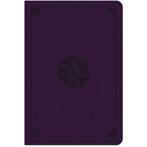 ESV Value Compact Bible Large Print Lavender Emblem Design (Imitation Leather)