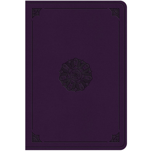ESV Value Compact Bible Large Print Lavender Emblem Design (Imitation Leather)