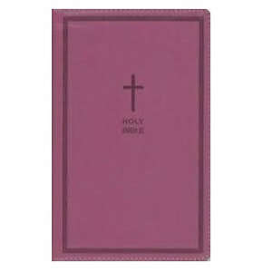 NKJV Giant Print Personal Size Reference Bible (Pink)
