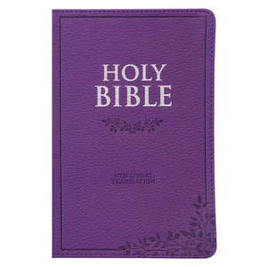 Bible  -NLT Compact Purple (Imitation Leather)