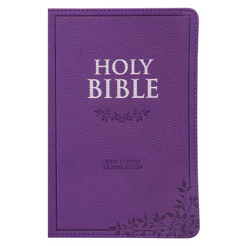 Bible  -NLT Compact Purple (Imitation Leather)