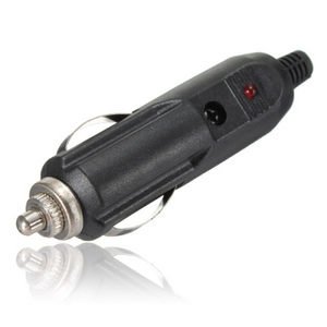 Car Cigarette Lighter Plug with LED & Fuse