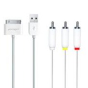 Composite AV Cable with USB for iPod/iPhone
