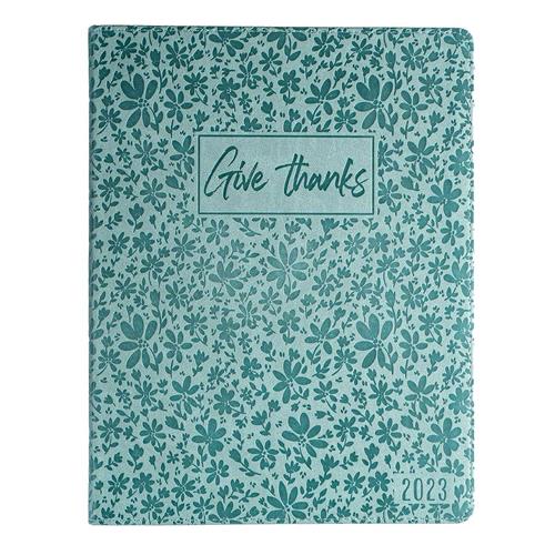 Large Executive Planner 2023 Give Thanks Teal