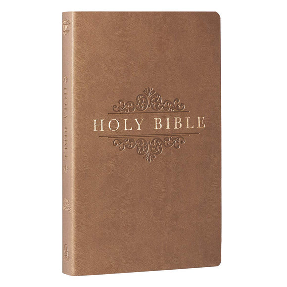 KJV Budget Gift and Award Thinline Bible (Brown)