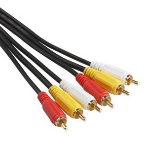 Cable -Cord Audio 3RCA - 3RCA OFC G/P 10m