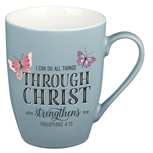 Ceramic Mug - Through Christ (Philippians 4v13)