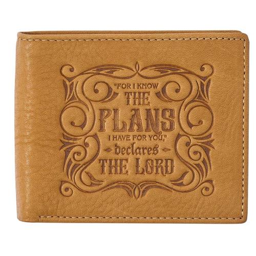 Genuine Leather Wallet-I Know The Plans Jeremiah