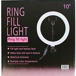 10" Photographic Ring-light With Tripod Stand 26cm