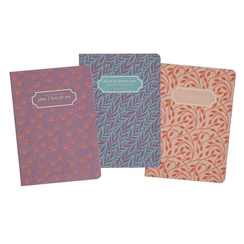 Large Notebook Set - For I Know The Plans I Have For You (Set Of 3)