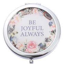 Compact Mirror - Be Joyful Always