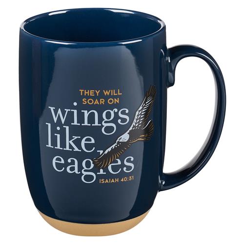 Ceramic Mug -Wings Like Eagles