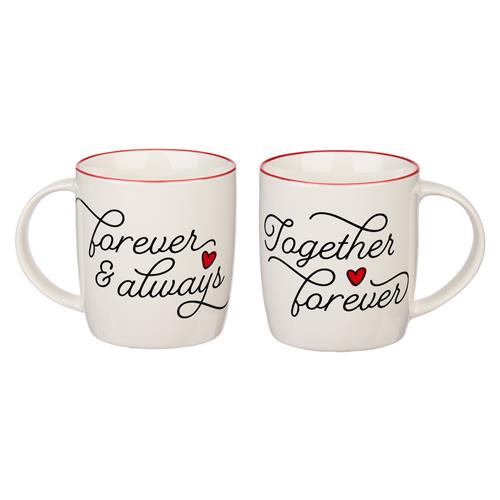 Mug Set -Together Forever, Forever & Always