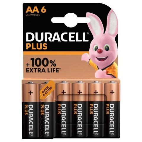 Duracell -Battery Duracell Plus MN1500(AA) 6 Pack