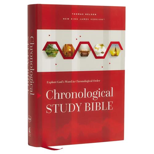 Bible -NKJV Chronological Study Bible (Comfort Print)(Hardcover)