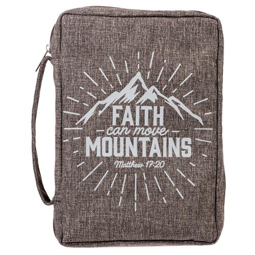 Poly-canvas Bible Bag -Faith Can Move Mountains