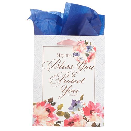 Gift Bag With Card -May The Lord Bless You & Protect You