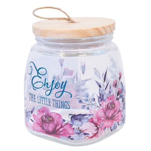 Glass Jar -Enjoy The Little Things