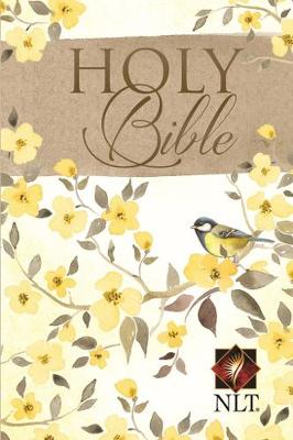 NLT Compact Bible (Yellow Flowers)