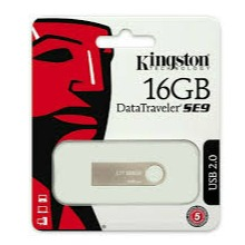 Flash Drive 16GB USB Kingston SE9 USB2.0 Metal Case
