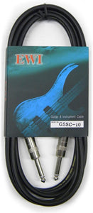 EWI Jack-Jack Unbalanced Instrument Cable 6m
