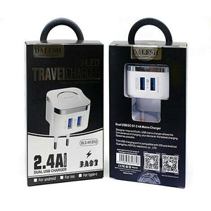 USB Charger - Dual USB 2.4A Mains Charger