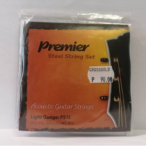 Premier Acoustic Guitar Strings (Steel Light Guage)
