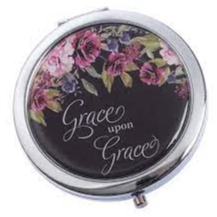 Compact Mirror - Grace Upon Grace (Black)