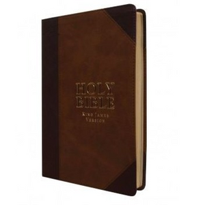 KJV Large Print Bible (Brown Tutone)