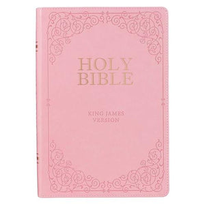 Bible  -KJV Full-Size Bible Giant Print Indexed Pink